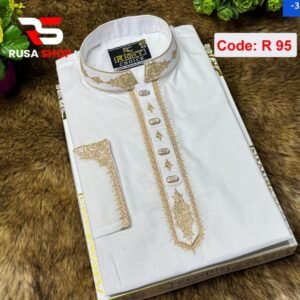 আদি ধুতি কটন কাপড়ের পাঞ্জাবি (CODE: R-95)